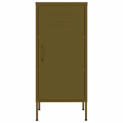 vidaXL Armadietto Verde Oliva 42,5x35x101,5 cm in Acciaio - Vista aggiuntiva 3