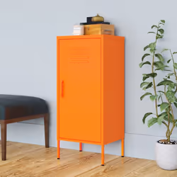 Questo armadio manterrà la vostra casa pulita e ben organizzata! Questo armadietto è realizzato in acciaio, il che lo rende r ...