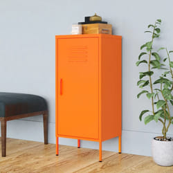 Mobile Moderno, Armadietto Arancione 42,5x35x101,5 cm in Acciaio Vidaxl 8670