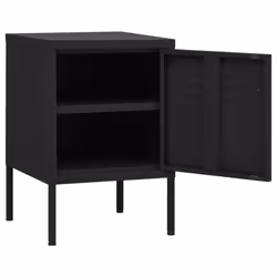 VidaXL 336214 comodino Nero - Vista aggiuntiva 4