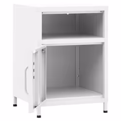 VidaXL 336224 comodino Bianco - Vista aggiuntiva 6