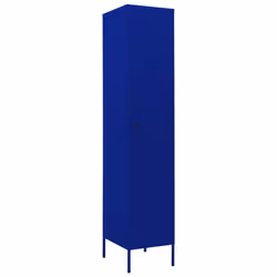 vidaXL Armadio Blu Marino 35x46x180 cm in Acciaio - Vista aggiuntiva 2