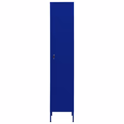 vidaXL Armadio Blu Marino 35x46x180 cm in Acciaio - Vista aggiuntiva 3