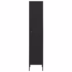 vidaXL Armadio Nero 35x46x180 cm in Acciaio - Vista aggiuntiva 3