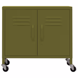 vidaXL Armadietto Verde Oliva 60x35x56 cm in Acciaio - Vista aggiuntiva 3
