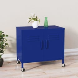 Mobile Moderno, Armadietto Blu Marino 60x35x56 cm in Acciaio vidaXL 2800