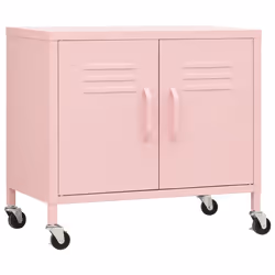 vidaXL Armadietto Rosa 60x35x56 cm in Acciaio - Vista aggiuntiva 2