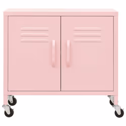 vidaXL Armadietto Rosa 60x35x56 cm in Acciaio - Vista aggiuntiva 3