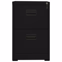 Schedario Nero 46x62x72,5 cm in Acciaiocod mxl 130087 - Vista aggiuntiva 2