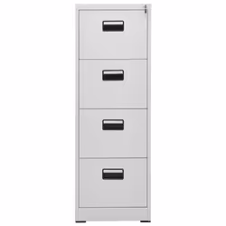 Armadio Classificatore Grigio Chiaro 46x62x133 cm in Acciaiocod mxl 127439