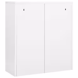 VidaXL 336405 schedario e accessori Acciaio Bianco - Vista aggiuntiva 5