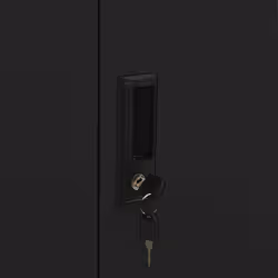 VidaXL 336411 schedario e accessori Acciaio Nero - Vista aggiuntiva 7