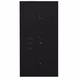 VidaXL 336415 schedario e accessori Acciaio Nero - Vista aggiuntiva 2