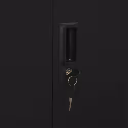 VidaXL 336415 schedario e accessori Acciaio Nero - Vista aggiuntiva 8