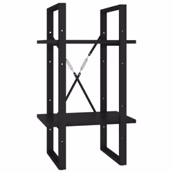 VidaXL 806408, Nero, Metallo, Legno, 400 mm, 300 mm, 700 mm