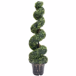 Questa pianta artificiale di bosso aggiunge un tocco di verde a qualsiasi spazio e l'esclusiva forma a spirale è pensata per  ...