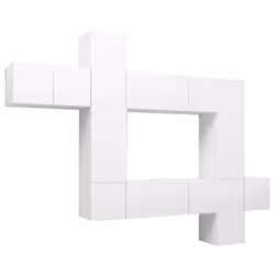 VidaXL 3078737, Bianco, Legno, Legno, 600 mm, 10 pz