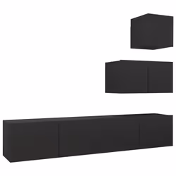 VidaXL 3078840, Nero, Legno, Legno, 800 mm, 300 mm, 300 mm