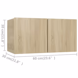 VidaXL 3078954 supporto TV e sistema audio - Vista aggiuntiva 8