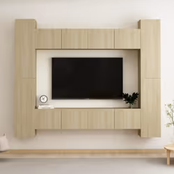 Questo set di mobili TV è stato pensato per diventare il punto focale del vostro soggiorno, grazio al suo design alla moda e  ...