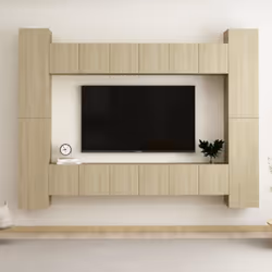 Questo set di mobili TV è stato pensato per diventare il punto focale del vostro soggiorno, grazio al suo design alla moda e ...