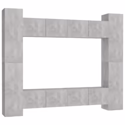 VidaXL 3079070, Grigio, Legno, Legno, 800 mm, 300 mm, 300 mm