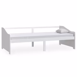 vidaXL Divano Letto a 3 Posti Bianco Legno Massello di Pino 90x200cm - Vista aggiuntiva 2