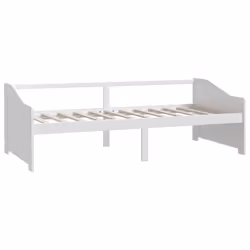vidaXL Divano Letto a 3 Posti Bianco Legno Massello di Pino 90x200cm - Vista aggiuntiva 3