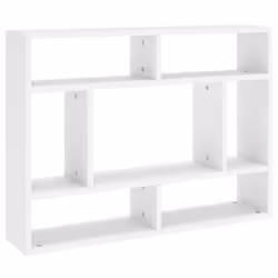 vidaXL Scaffale a Parete Bianco 75x16x55 cm in in Multistrato - Vista aggiuntiva 2