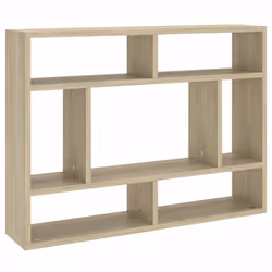 vidaXL Scaffale a Parete Rovere Sonoma 75x16x55 cm Legno Multistrato - Vista aggiuntiva 2