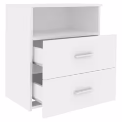 VidaXL 803273 comodino Bianco - Vista aggiuntiva 5