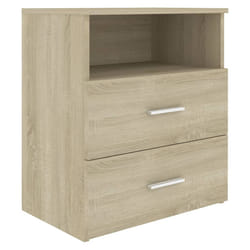 VidaXL 803278 comodino Quercia