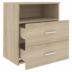 VidaXL 803278 comodino Quercia - Vista aggiuntiva 5