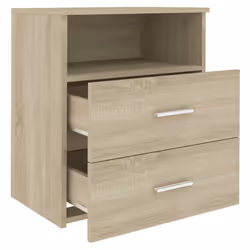 VidaXL 803279 comodino Quercia - Vista aggiuntiva 6