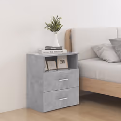 VidaXL 803280 comodino Colore cemento