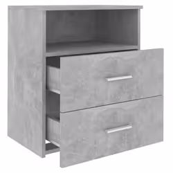 VidaXL 803281 comodino Colore cemento - Vista aggiuntiva 6