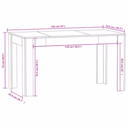 VidaXL 804202 tavolo da cucina e sala da pranzo - Vista aggiuntiva 4