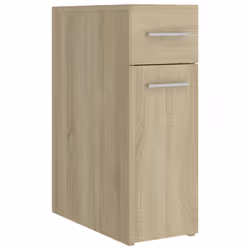 vidaXL Armadietto da Farmacia Rovere Sonoma 20x45,5x60 cm Multistrato - Vista aggiuntiva 2