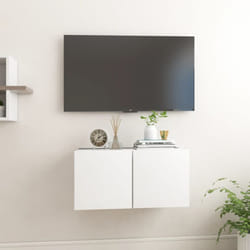 Vidaxl - Mobile Porta tv, Armadietti per tv Pensile Bianco 60x30x30 cm