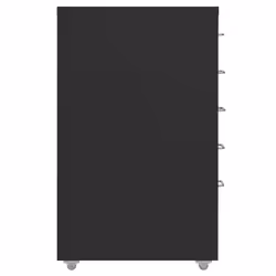 Schedario Mobile Nero 28x41x69 cm in Metallocod mxl 130097