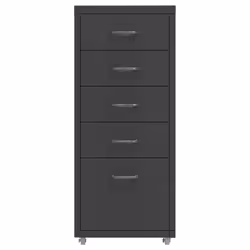 VidaXL 335915 schedario e accessori Metallo Antracite - Vista aggiuntiva 2