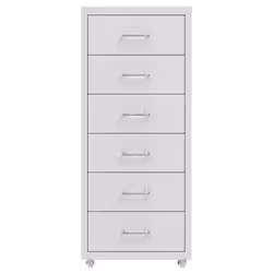 VidaXL 335917 schedario e accessori Metallo Grigio - Vista aggiuntiva 2