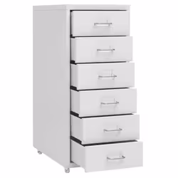 VidaXL 335917 schedario e accessori Metallo Grigio - Vista aggiuntiva 5