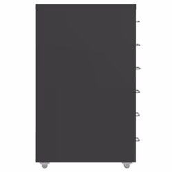 Schedario Mobile Antracite 28x41x69 cm in Metallocod mxl 82222 - Vista aggiuntiva 3