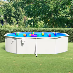 Divertitevi in giardino con la famiglia e gli amici grazie a questa piscina fuori terra! La piscina è caratterizzata da paret ...