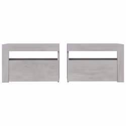 VidaXL 3080738 comodino Colore cemento - Vista aggiuntiva 4