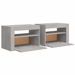 VidaXL 3080738 comodino Colore cemento - Vista aggiuntiva 5