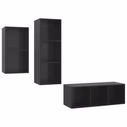 VidaXL 3079734, Nero, Legno, Legno, 1 pz