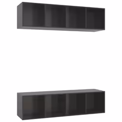 VidaXL 3079789, Grigio, Legno, Legno, 370 mm, 370 mm, 1425 mm