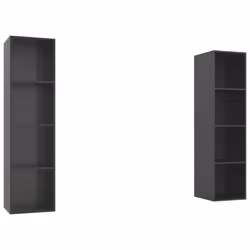 VidaXL 3079870, Grigio, Legno, Legno, 370 mm, 370 mm, 1425 mm